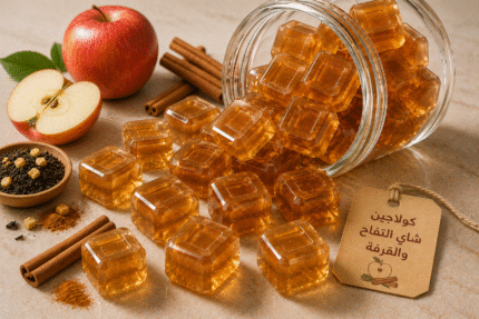 كولاجين شاي التفاح والقرفة