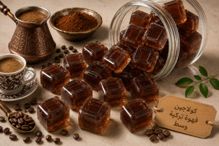 كولاجين قهوة تركية وسط
