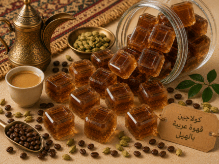 كولاجين قهوة عربية بالهيل