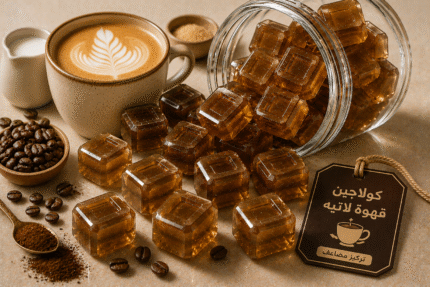كولاجين قهوة لاتيه